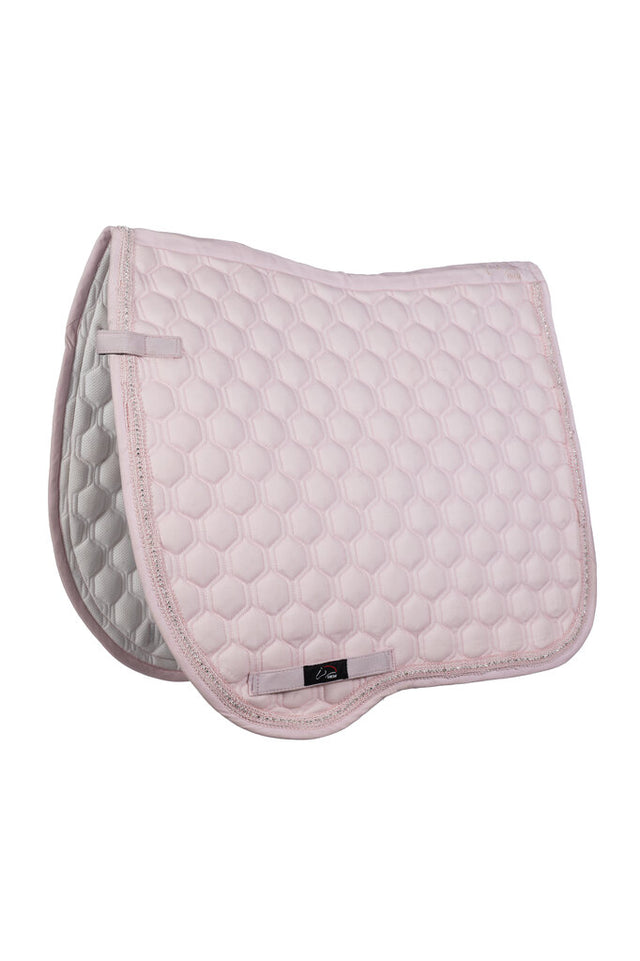 HKM Saddle Cloth -Elisa #colour_light-rose