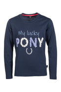 HKM Children's Long Sleeve Shirt -Aymee- #colour_deep-blue