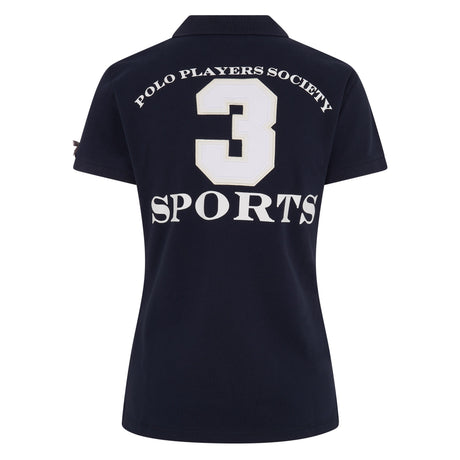 HV Polo Favouritas EQ Children's Short Sleeve Polo Shirt #colour_navy