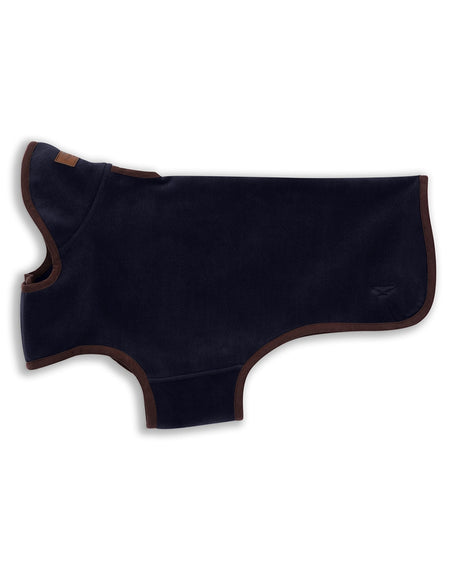 Hoggs of Fife Stenton Fleece Dog Coat #colour_navy