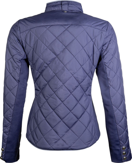 HKM Melody Quilted Jacket #colour_smokey-purple