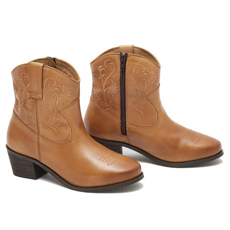 Mountain Horse Loretta Western Boots #colour_brown