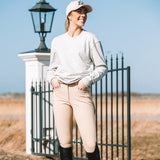Mountain Horse Diana Knee Grip Breeches #colour_sand