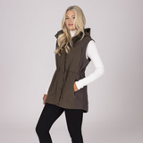 Shires Aubrion Heritage Unisex Gilet #colour_dark-olive