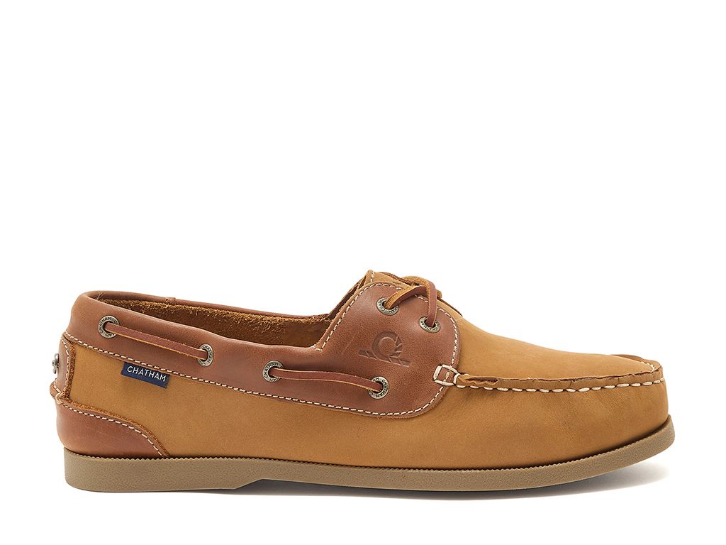 Chatham Galley II G2 Leather Boat Shoes #colour_tan