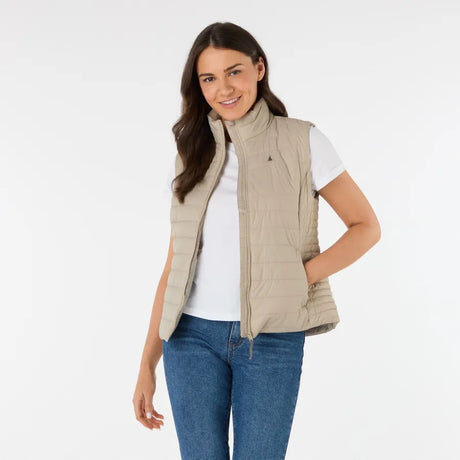 Musto Women's Original Lite Puffer Vest #colour_pure-cashmere