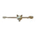 Equetech Traditional Fox  Stock Pin #colour_gold