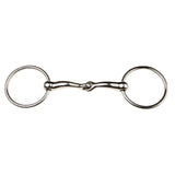 JP Korsteel rustfrit stål sammenføjet løs ring snaffle bit