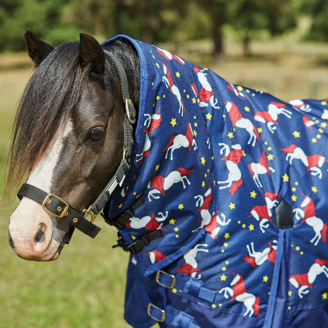 Couverture de participation Saxon 600D Combo Neck de poids moyen pour poney