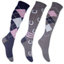 Chaussettes d'équitation HKM -Cardiff- Lot de 3