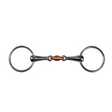 GS Equestrian Loose Ring Copper Lozenge Snaffle Bit 125mm