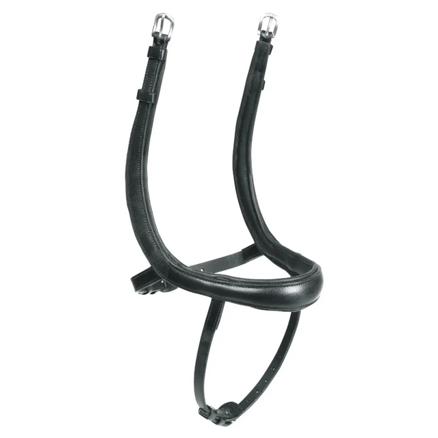 Shires Velociti RAPIDA Ergonomic Curved Flash Noseband #colour_black