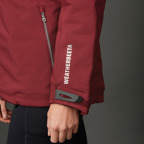 Weatherbeeta Tania Technical Waterproof Jacket #colour_burgundy