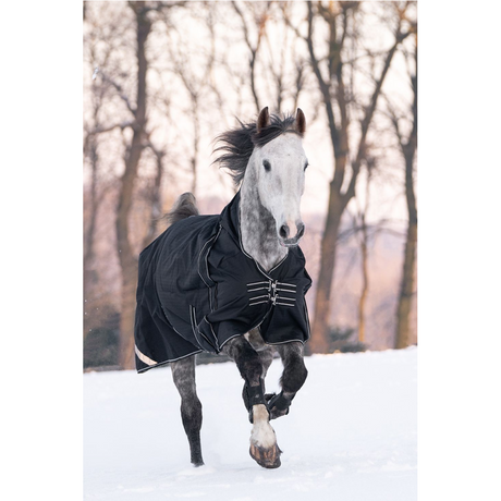 HKM Innsbruck fleece Lining Highneck Rug 1200D #colour_black