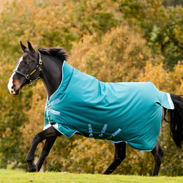 Horseware Ireland Amigo Bravo 12 Wug 400g Heavy Turnout Rug #colour_storm-green-turquoise-aqua