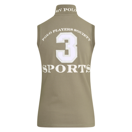 HV Polo Favouritas Sleeveless Polo Shirt #colour_oil-green