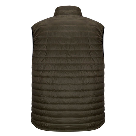 Hoggs of Fife Kingston Men's Rip Stop Gilet #colour_olive-green-merlot