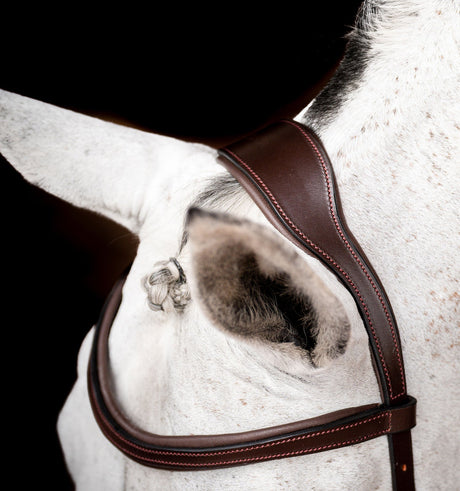 Horseware Ireland Micklem 2 Competition Bridle With Reins #colour_dark-havana