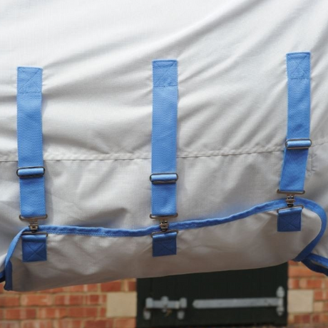 Weatherbeeta Sweet Itch Shield Combo Neck #colour_white-blue