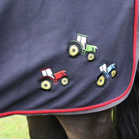Lille ridder traktor kollektion fleece tæppe