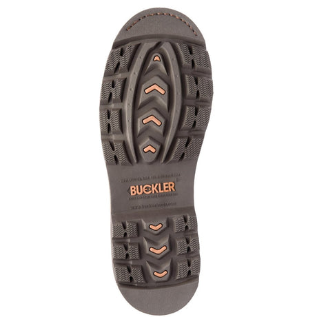 Buckbootz B301SM Safety Lace Boot #colour_brown