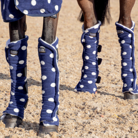 Supreme Products Dotty Fleece Boots #colour_noble-navy