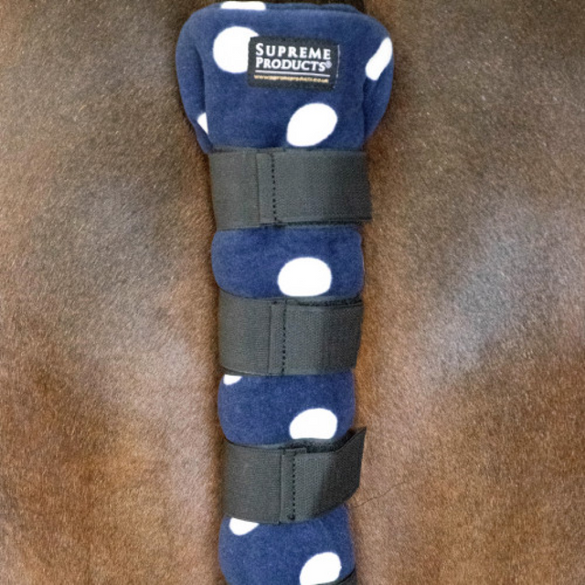 Supreme Products Dotty Fleece Tail Guard  #colour_noble-navy