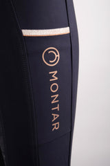 Montar Junior Gold Detail Breeches #colour_navy