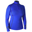 Woof Wear Performance Ladies Riding Shirt #colour_electric-blue