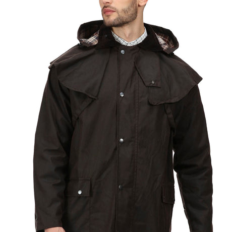 Regatta Professional Cranbrook Wax Jacket #colour_brown