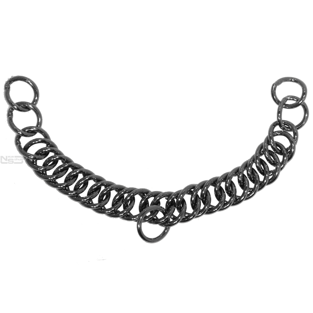 Neue Schule Double Link Curb Chain - Rustfrit stål