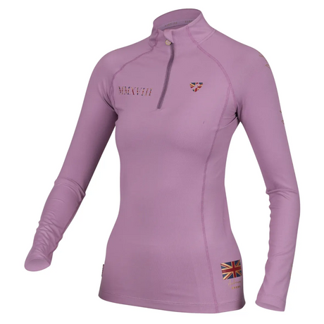 Shires Aubrion Team Long Sleeve Ladies Base Layer #colour_mauve