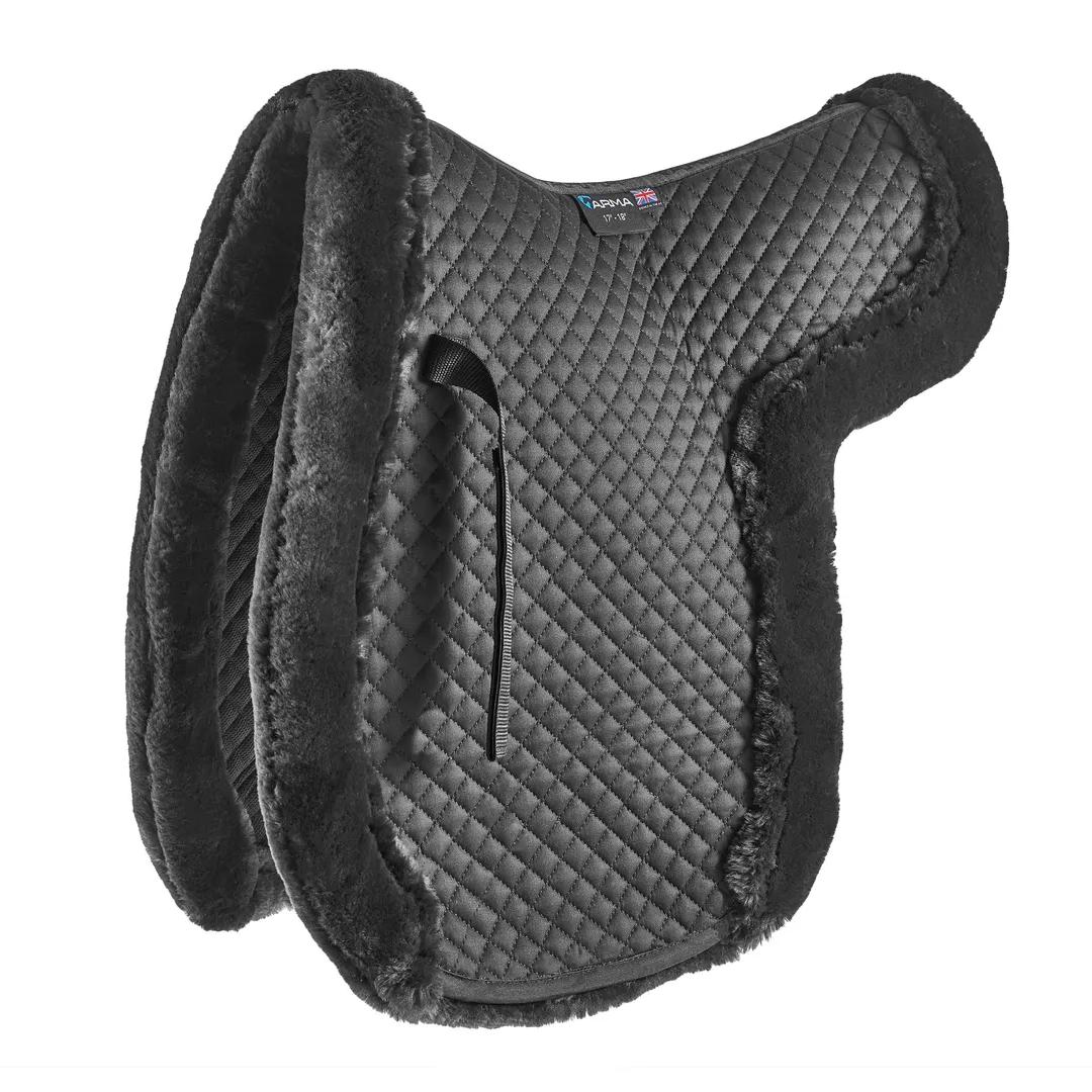 Tapis De Selle Shires Performance Air – Noir, 15-16,5″, Refroidissant, Neuf