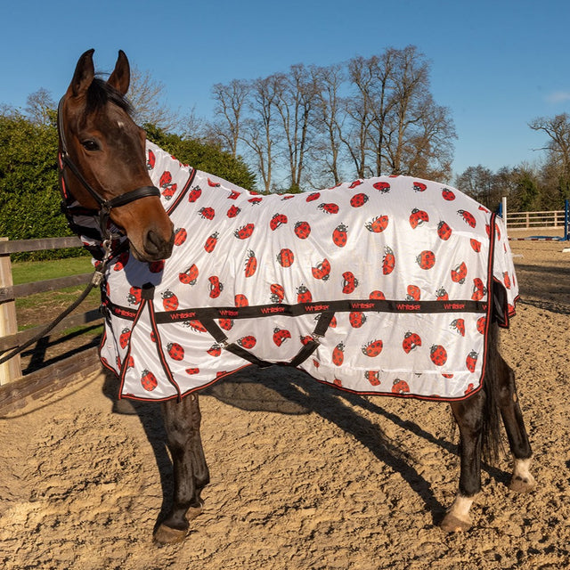 Whitaker Ladybird Fly Rug #colour_white