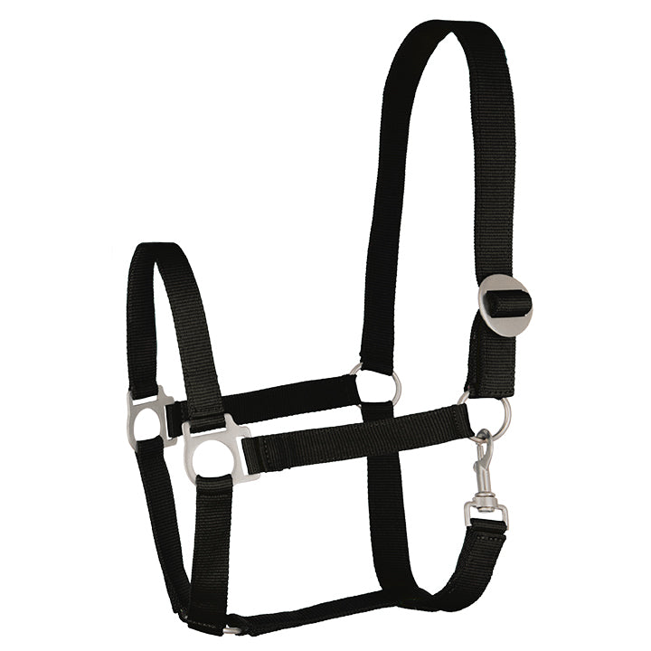 Imperial Riding Nylon Economic Headcollar #colour_black