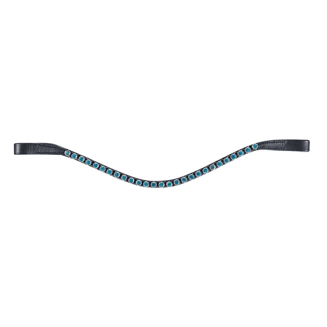 HKM Precious Browband #colour_light-blue