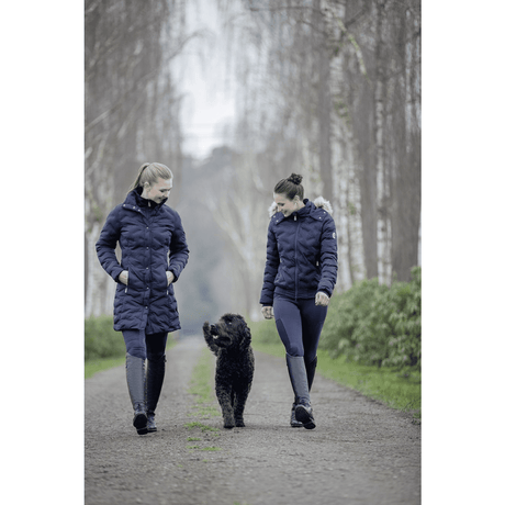 HKM Laserquilt Style Riding Blouson #colour_deep-blue