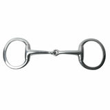 Korsteel rustfrit stål fjervægt tynd mund sammenføjet flad ring Ægbutt snaffle