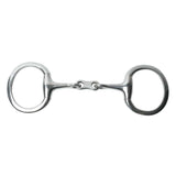 Korsteel rustfrit stål fransk link ægglebutt snaffle bit