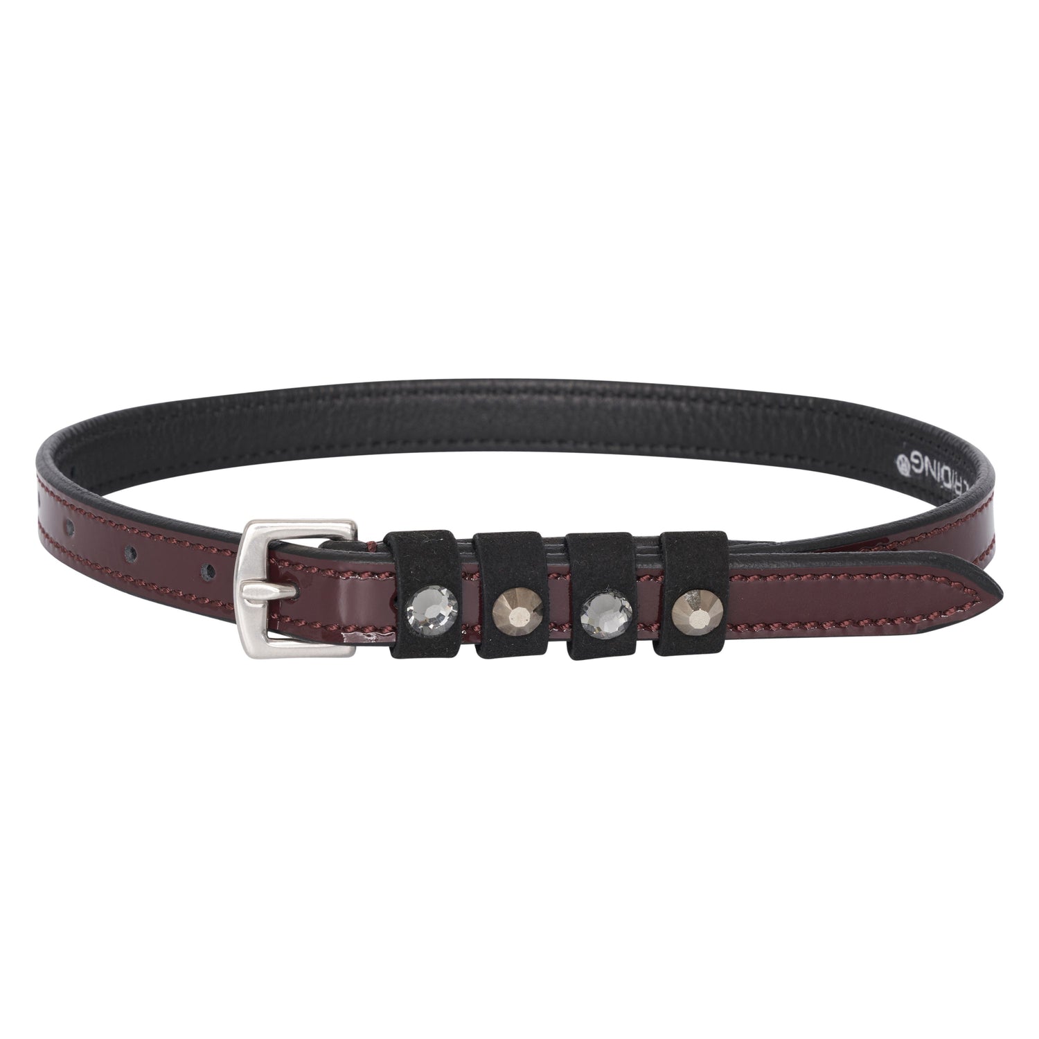 Imperial Riding Leather Pardouz Short Spur Straps #colour_bordeaux