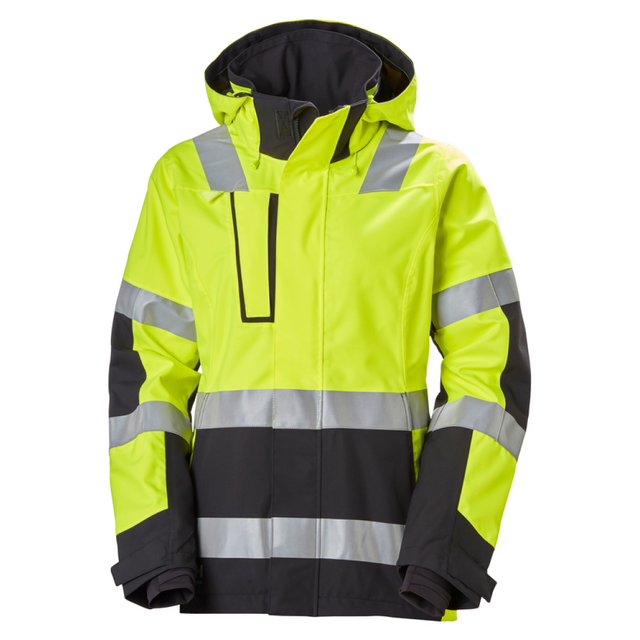 Helly Hansen Workwear Womens Luna Hi Vis Winter Jacket #colour_yellow-black